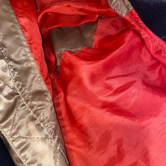 Mens Gold Bomber Jacket - Picture 2 of 4